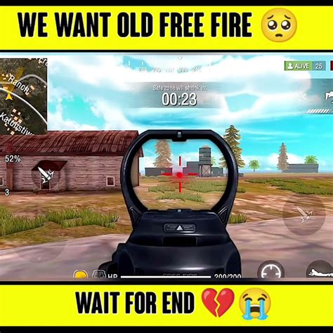 Missing Old Free Fire 🥺💔 Free Fire Old Memories 💔😢 Golden Days Of