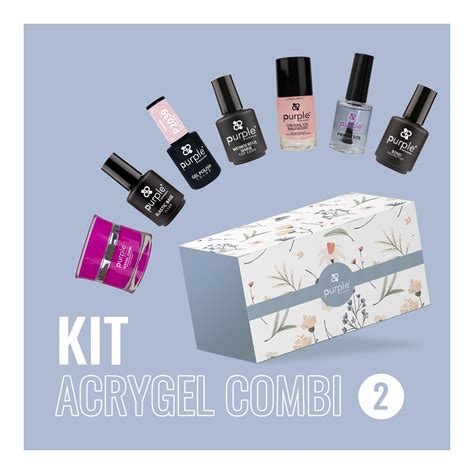 Kit Acrygel Cover Nude Produits Purple Fraise Nail Shop