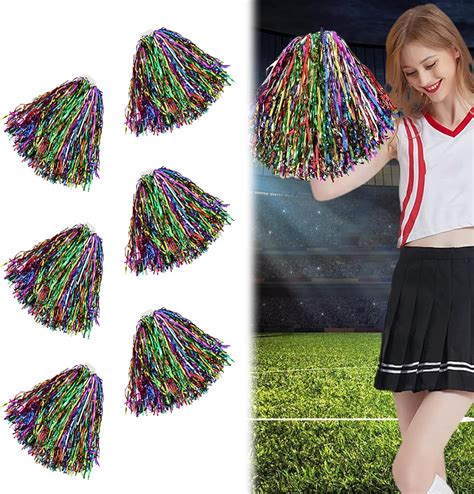 Cheerleader Pompons St Ck Sch N Pompons Cheerleader Hand Blumen