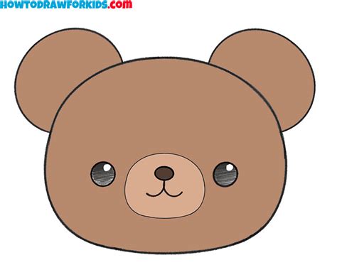 How To Draw An Easy Bear Face Really Easy Drawing Tutorial Atelier