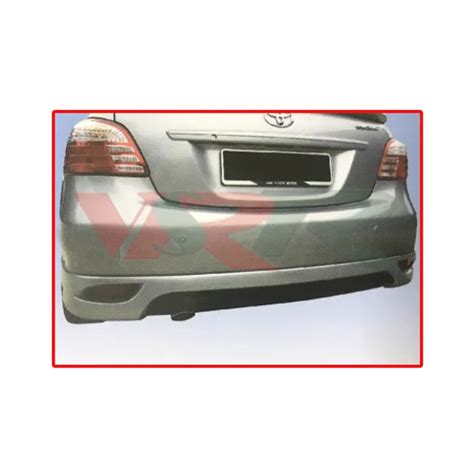 Toyota Vios Second Generation Tom Style Rear Back Bumper Skirt