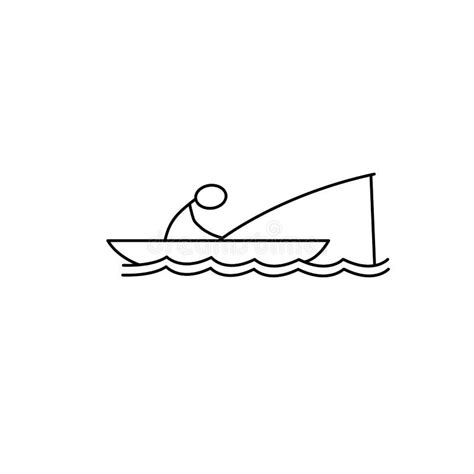 Stick Figure Boat Stock Illustrations 484 Stick Figure Boat Stock