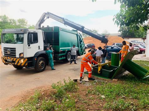 Prefeitura de Várzea Grande instala lixeiras subterrâneas em pontos