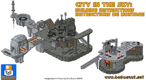 Lego moc Star Wars Bespin Cloud City Custom Model