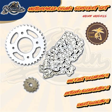 Motorcycle Parts Chain And Sprocket Set Xrm Wave125 C100 Dream Motorcycle Partsandaccessories Engine