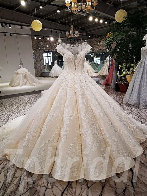 Plus Size Princess Ball Gown Wedding Dresses