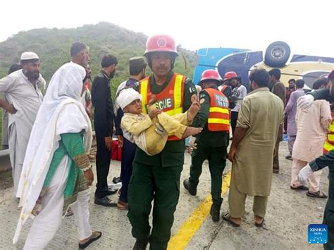 14 Killed 20 Injured In Passenger Bus Crash In Pakistans Punjab Xinhua