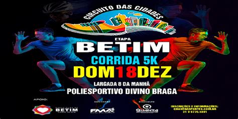 Circuito Das Cidades Etapa Betim Mg Cad Corrida