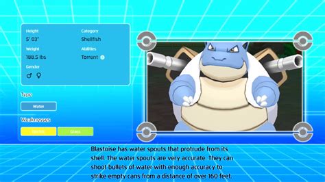 Blastoise 009 Pokedex Go Data YouTube