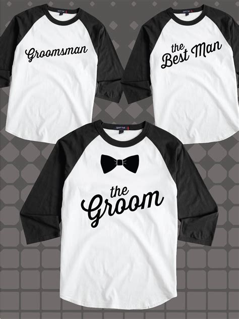 Groom Groomsman And Best Man Design Ideas For Custom Tuxedo T Shirt