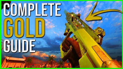 How To Get The Stb Gold In Mw Complete Gold Camo Guide Orion