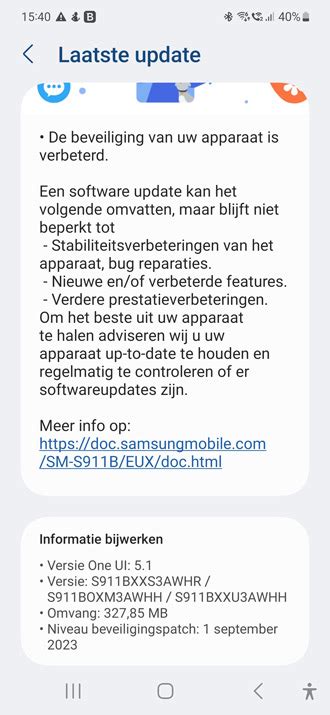 Samsung Galaxy S23 En Note 20 Krijgen Beveiligingsupdate Van September