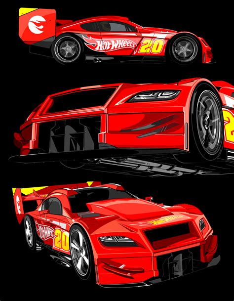 "Hot Wheels" vector cars on Behance