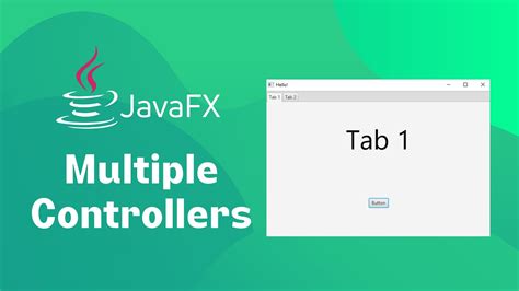 Learn How To Use Javafx Multiple Controllers And Fxml Files Youtube