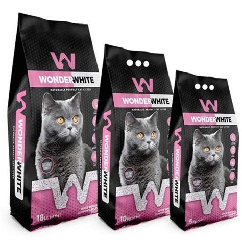 Wonder White Kokusuz İnce Taneli Topaklanan Kedi Kumu 10 Kg