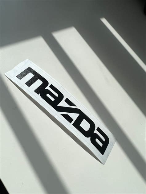 This Is A Mazda Decal In OEM Styling Car Decals Bumper Stickers