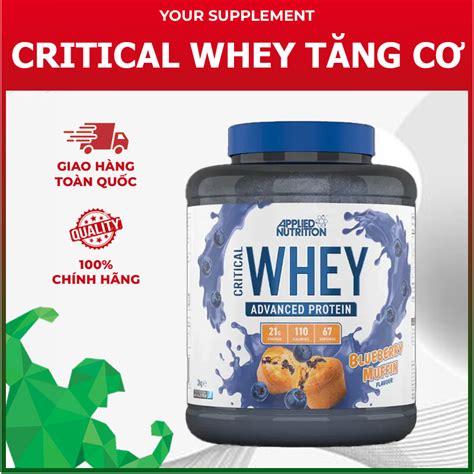 Applied Nutrition Critical Whey Kg Serving Shopee Vi T Nam