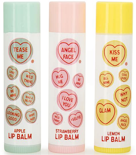 Set Swizzels Love Hearts Lip Balm Trio Tin Makeupstorede