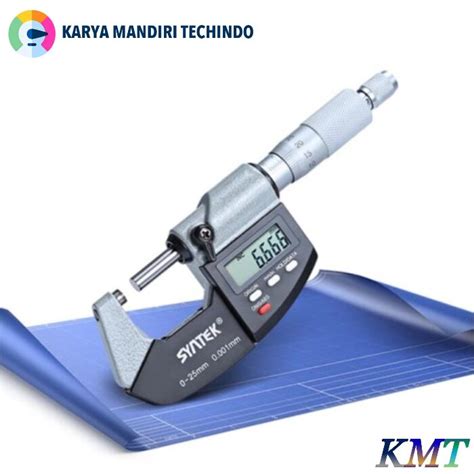 Syntek MIC3CB 0 25mm Digital Micrometer Syntek Indonesia