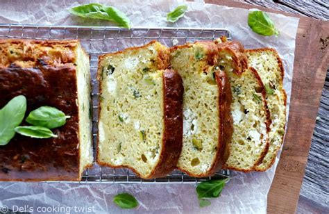 Cake Aux Courgettes Ch Vre Frais Et Basilic Del S Cooking Twist