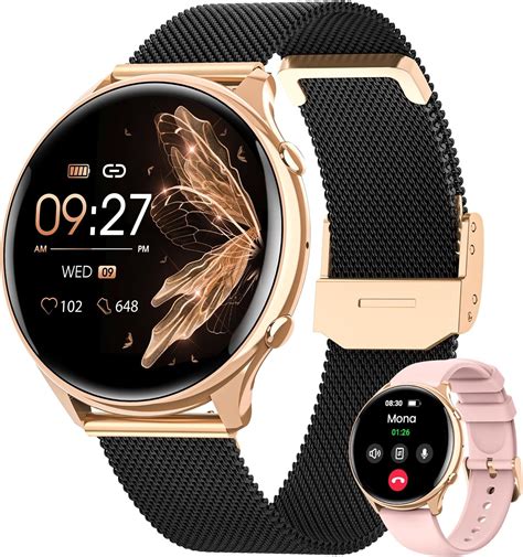 Aimiuvei Smartwatch Damen Mit Telefonfunktion Zoll Hd Touchscreen