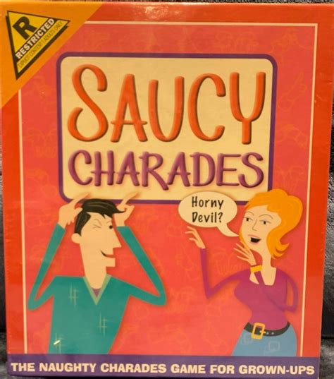 Saucy Charades The Naughty Charades Game For Grownups New Box Damage 3892113659