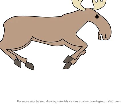 How to Draw Moose from Dumb Ways To Die (Dumb Ways To Die) Step by Step ...