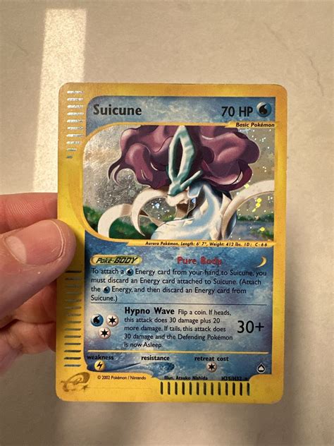 Pokemon Suicune Holo Rare Aquapolis H H Wotc Lp Ebay