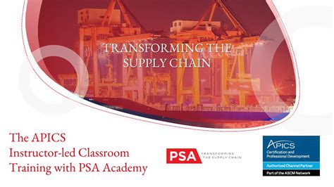 Pdf Transforming The Supply Chain The Apics Certified