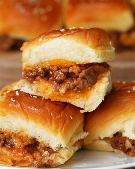 These Sloppy Joe Sliders Are The Ultimate Party Food Slider Recipes