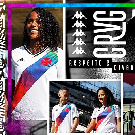 Camisa Orgulho LGBTQIA Do Vasco Da Gama 2021 Kappa MDF