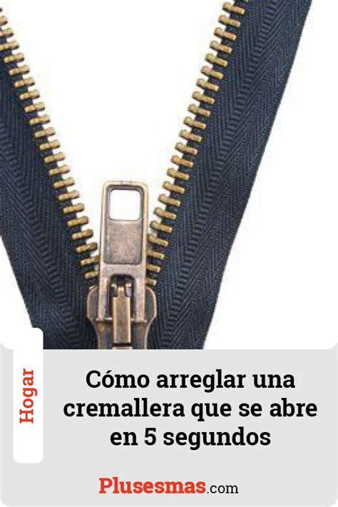 An Open Zipper With The Words Come Arregar Una Cremalera Que Se Abe En