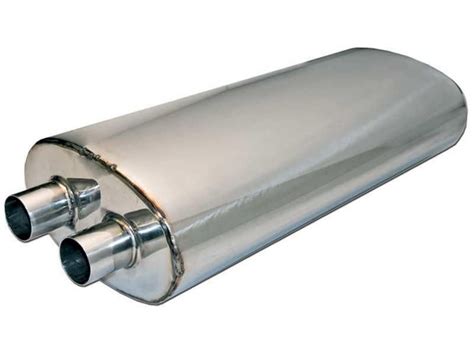 Exhaust Mufflers Universal Stainless Steel Exhaust Muffler Oval