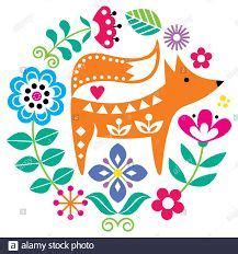 Ковровая вышивка | Scandinavian folk art, Folk art flowers ...