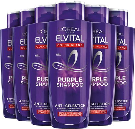 Loréal Paris Elvital Color Shine Purple Shampoo The Anti Yellow Tint