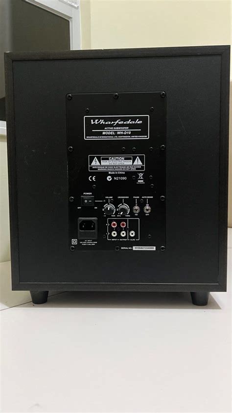 Wharfedale WH-D10 subwoofer, 音響器材, Soundbar、揚聲器、藍牙喇叭、耳擴 - Carousell