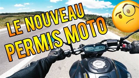 Le Nouveau Permis Moto Youtube