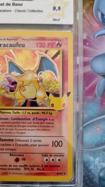 CARTE POKEMON DRACAUFEU Set De Base 4 102 E B Célébrations FR PCA