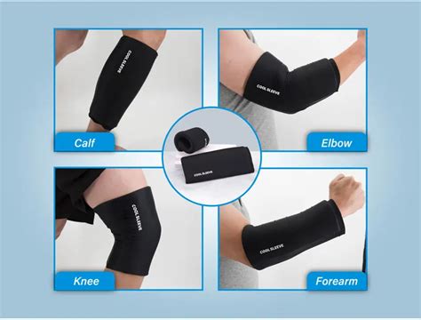 Csi Patented Gel Reusable Flexible Ice Sleeve For Arm Leg Hot Cold Compression Wrap Gel Freeze