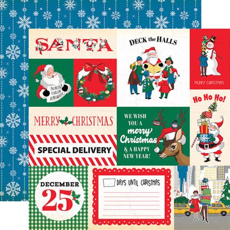 Carta Bella Paper Seasons Greetings Collection Christmas X