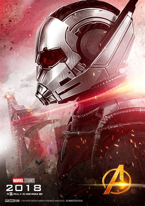 Marvel Spoiler Oficial Poster Individual De Ant Man En Avengers