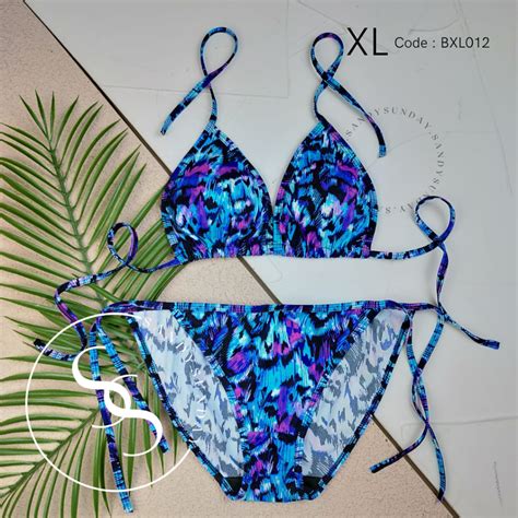 Jual Bikini Set Bigsize Xl Avisa Plus Size Bikini Tali Bikini Pantai Jumbo Bikini Segitiga