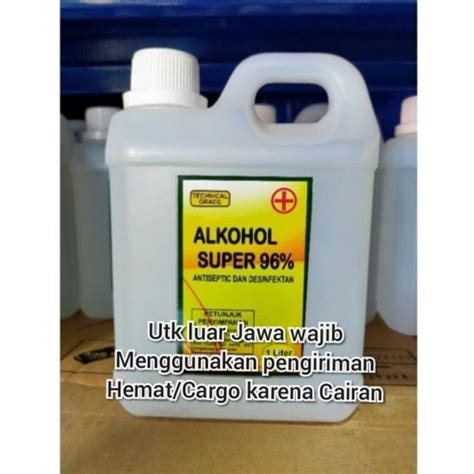 Jual ALKOHOL 96 1LITER PELARUT BIBIT PARFUM TERBAIK ANTISEPTIK