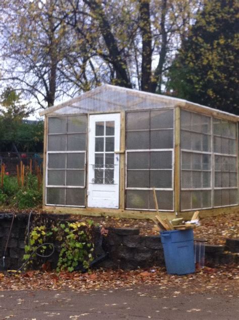 My greenhouse. Made from old windows | Home greenhouse, Greenhouse ...