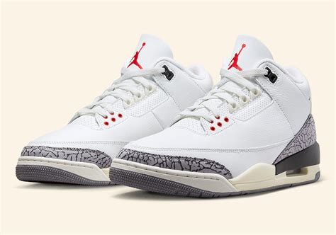 Air Jordan 3 'White Cement Reimagined' Official Photos – Hype Vault
