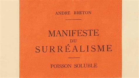 Subastarán El Mítico Manifiesto Del Surrealismo Del Poeta Francés André