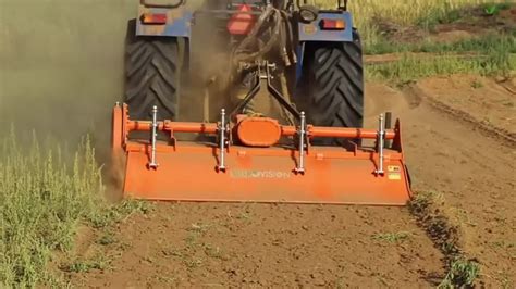 Agrovision Mild Steel Rotary Tiller Hd Series For Farming At