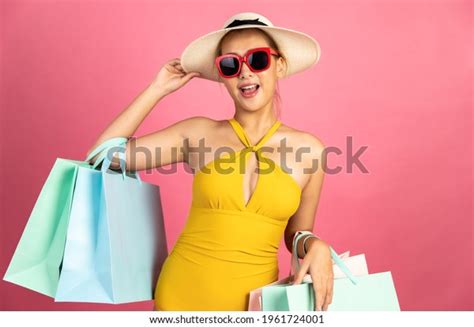 Beautiful Sexy Asian Woman Bikini Smiling Stock Photo 1961724001 Shutterstock