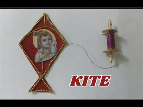 HOW TO MAKE KITE FOR BAL GOPAL PATANG AND CHARKHI FOR LADDU GOPAL