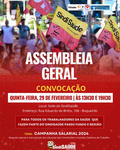 Assembleia Geral Sindisa De Passo Fundo